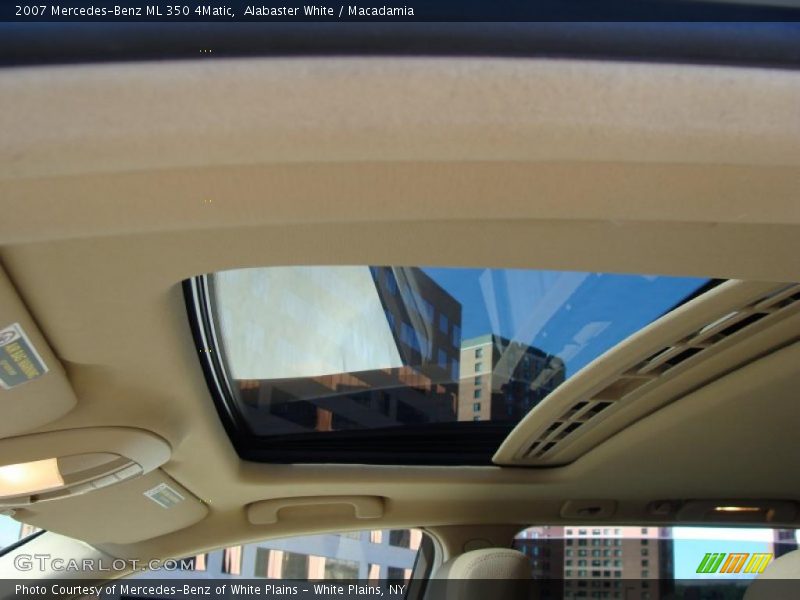 Alabaster White / Macadamia 2007 Mercedes-Benz ML 350 4Matic