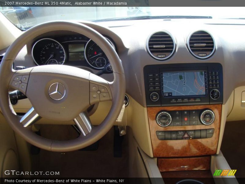Alabaster White / Macadamia 2007 Mercedes-Benz ML 350 4Matic