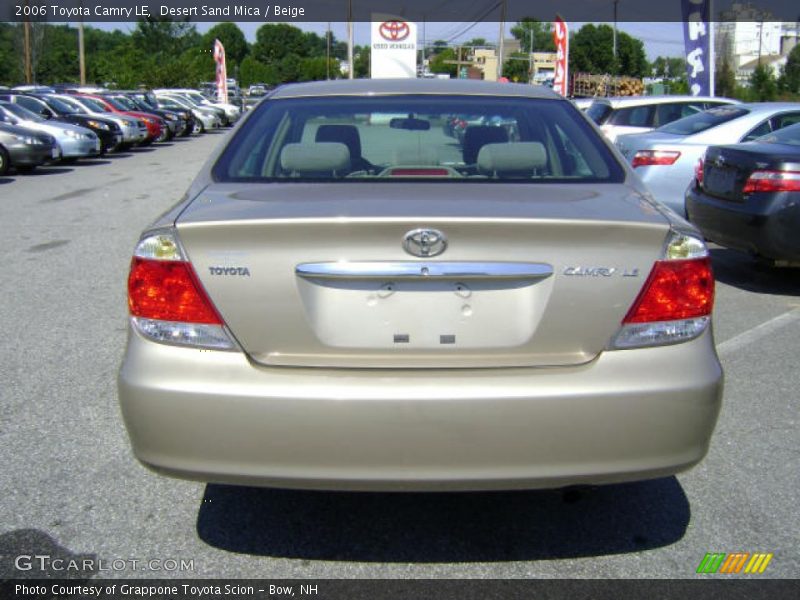 Desert Sand Mica / Beige 2006 Toyota Camry LE