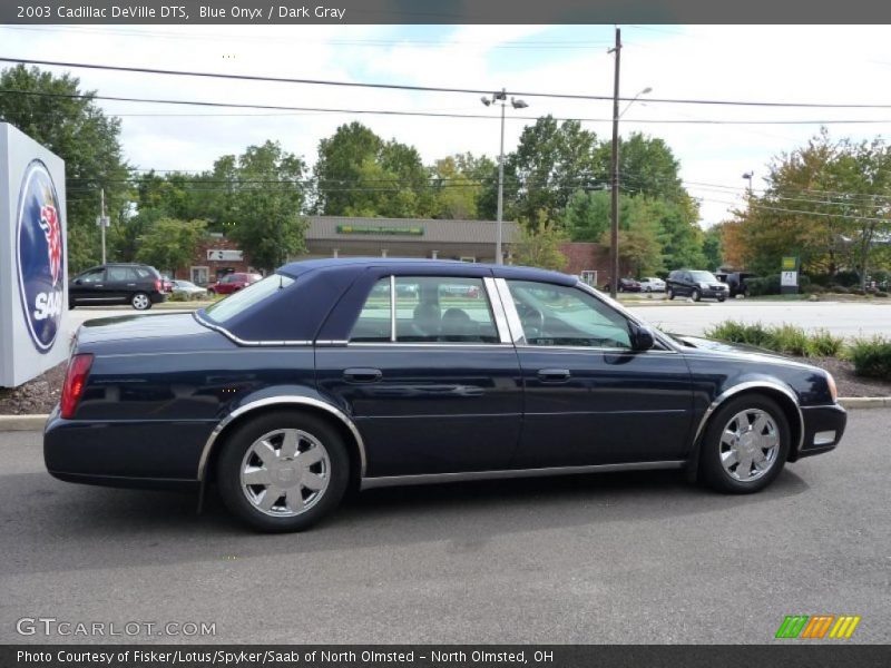 Blue Onyx / Dark Gray 2003 Cadillac DeVille DTS