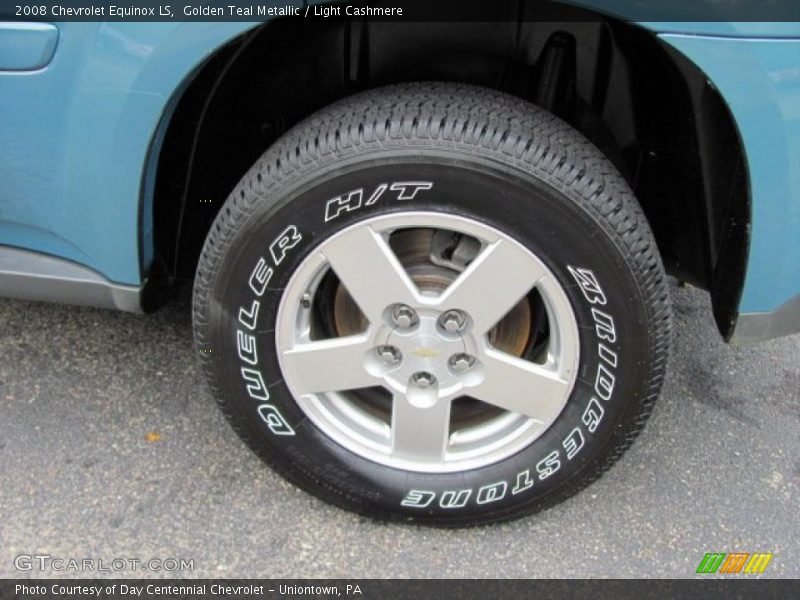 Golden Teal Metallic / Light Cashmere 2008 Chevrolet Equinox LS