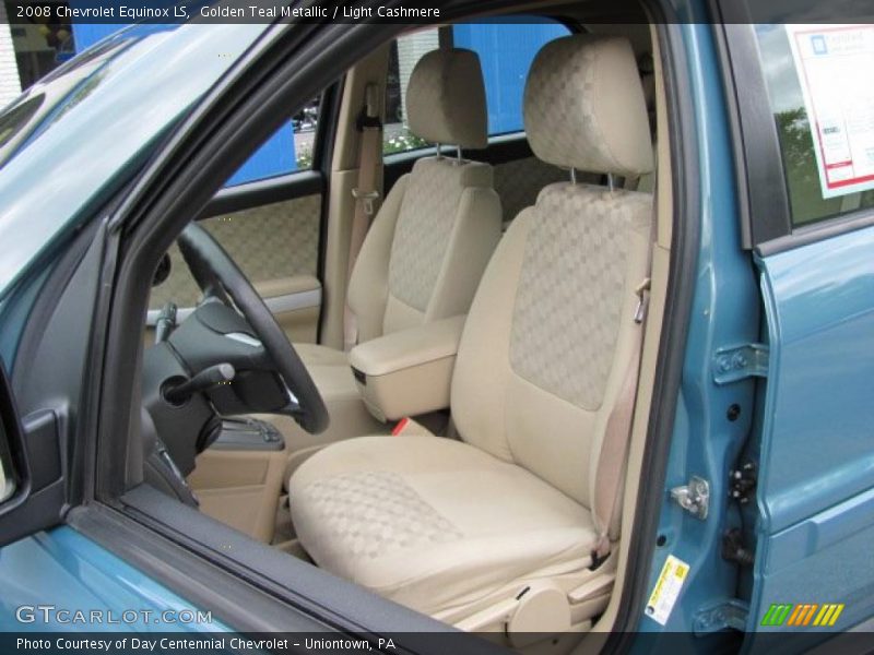 Golden Teal Metallic / Light Cashmere 2008 Chevrolet Equinox LS