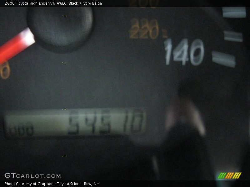 Black / Ivory Beige 2006 Toyota Highlander V6 4WD