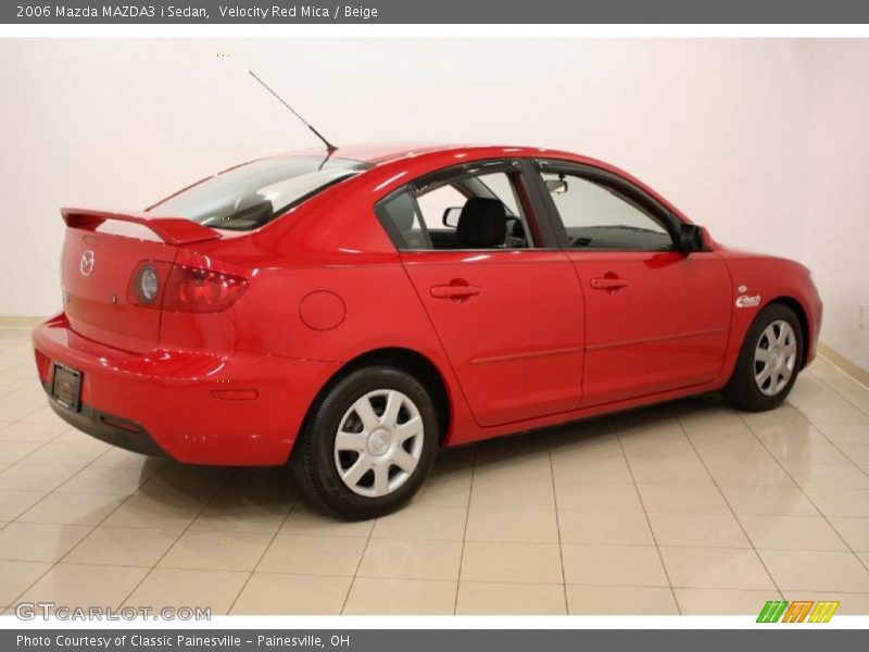 Velocity Red Mica / Beige 2006 Mazda MAZDA3 i Sedan
