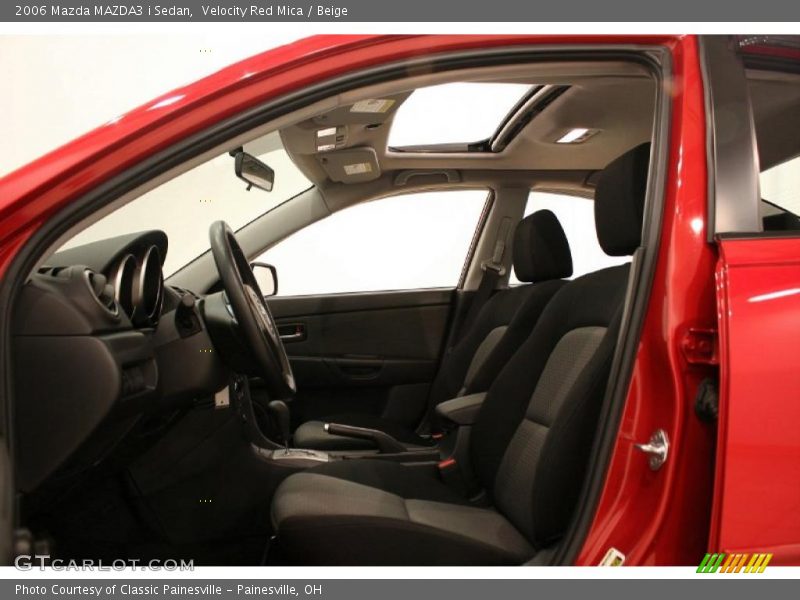 Velocity Red Mica / Beige 2006 Mazda MAZDA3 i Sedan