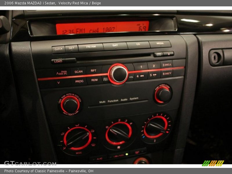 Velocity Red Mica / Beige 2006 Mazda MAZDA3 i Sedan