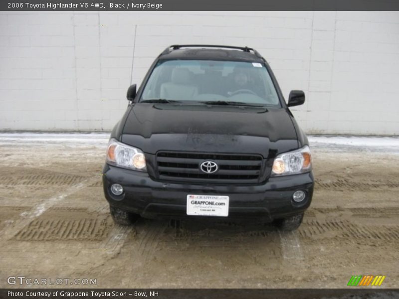 Black / Ivory Beige 2006 Toyota Highlander V6 4WD