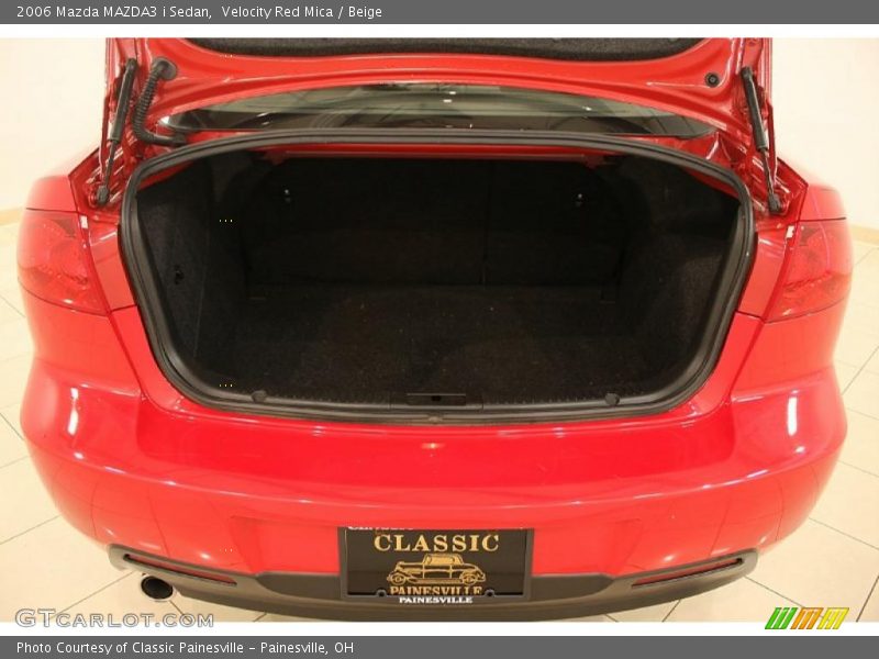 Velocity Red Mica / Beige 2006 Mazda MAZDA3 i Sedan