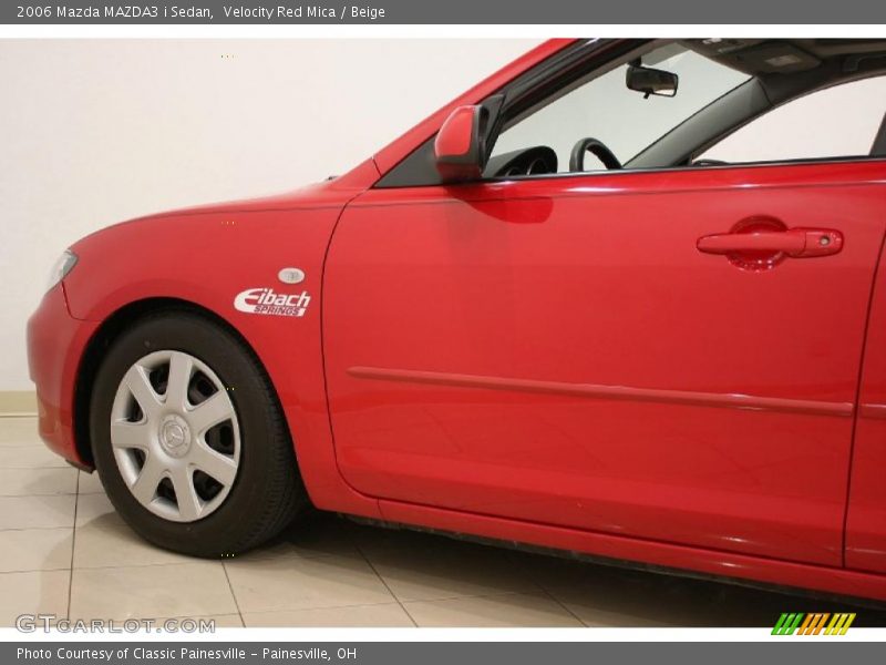 Velocity Red Mica / Beige 2006 Mazda MAZDA3 i Sedan