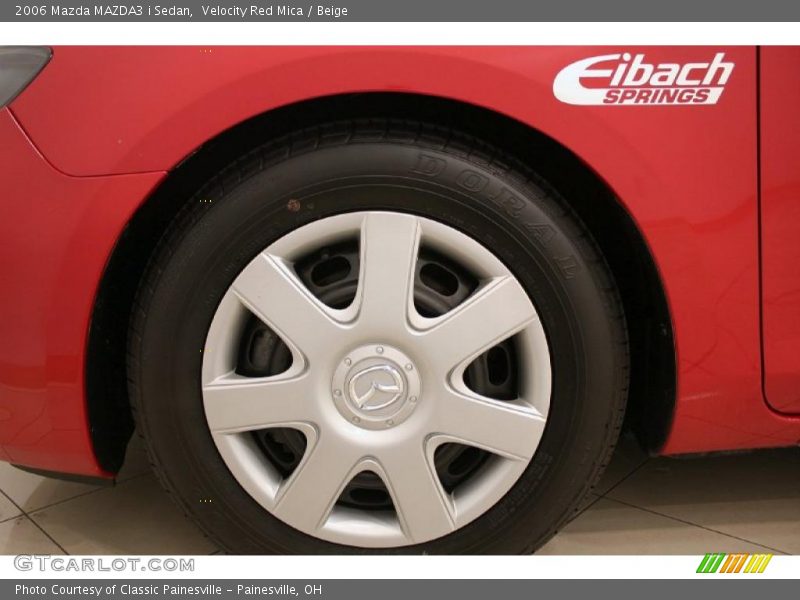 Velocity Red Mica / Beige 2006 Mazda MAZDA3 i Sedan