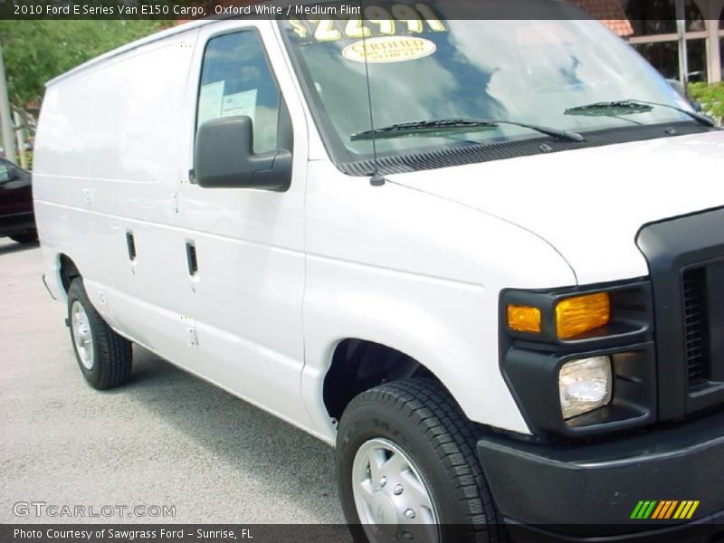 Oxford White / Medium Flint 2010 Ford E Series Van E150 Cargo