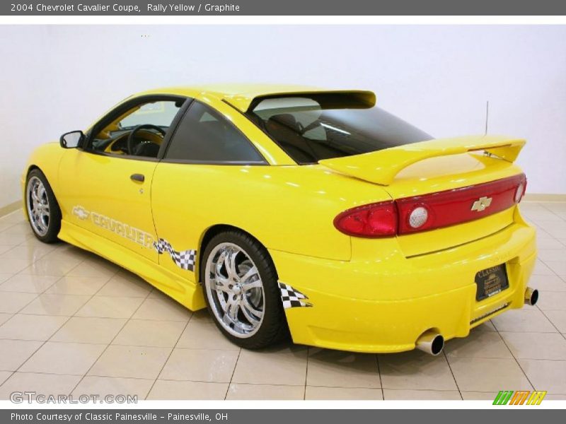 Rally Yellow / Graphite 2004 Chevrolet Cavalier Coupe