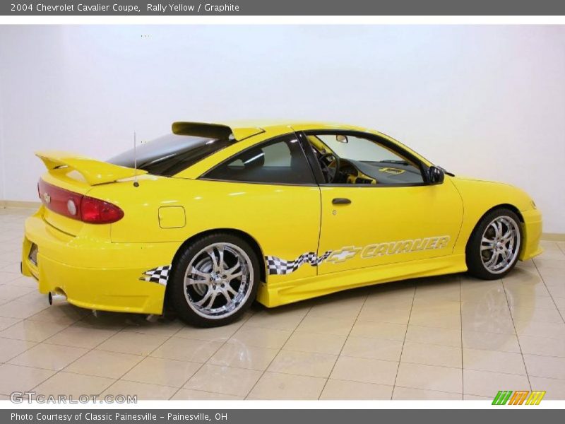 Rally Yellow / Graphite 2004 Chevrolet Cavalier Coupe