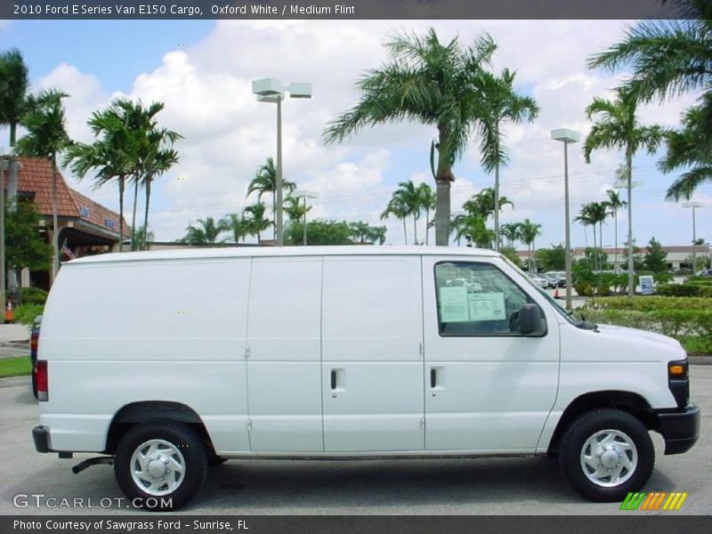 Oxford White / Medium Flint 2010 Ford E Series Van E150 Cargo