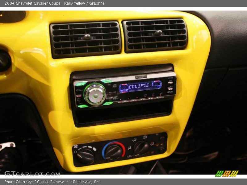 Rally Yellow / Graphite 2004 Chevrolet Cavalier Coupe