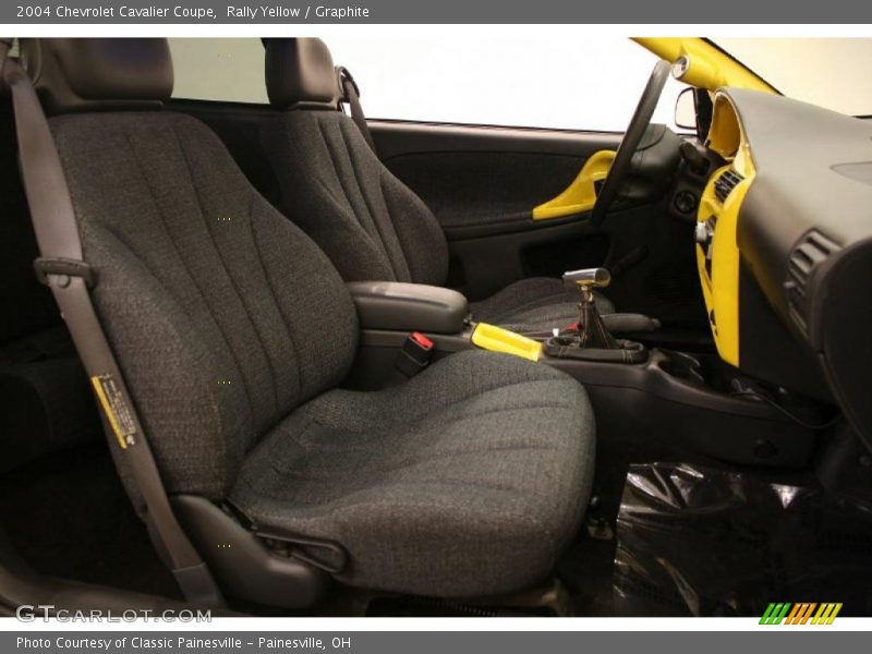 Rally Yellow / Graphite 2004 Chevrolet Cavalier Coupe