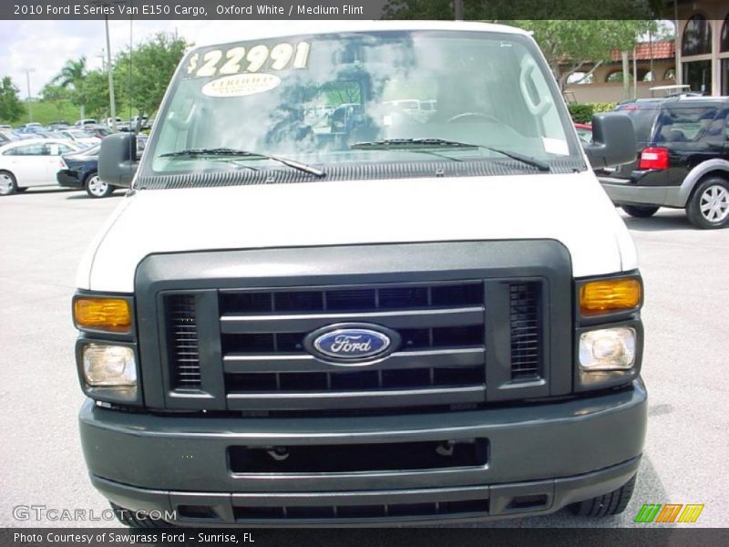 Oxford White / Medium Flint 2010 Ford E Series Van E150 Cargo