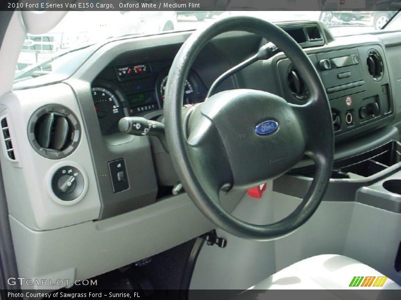 Oxford White / Medium Flint 2010 Ford E Series Van E150 Cargo