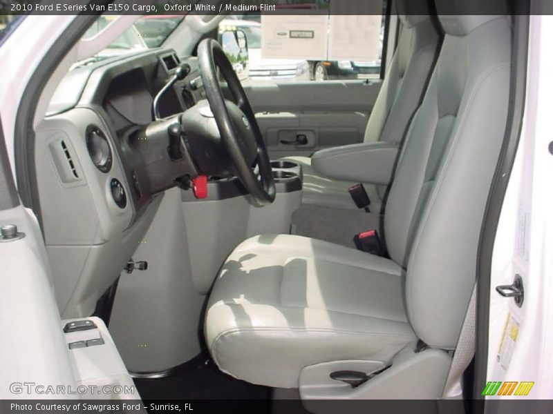 Oxford White / Medium Flint 2010 Ford E Series Van E150 Cargo