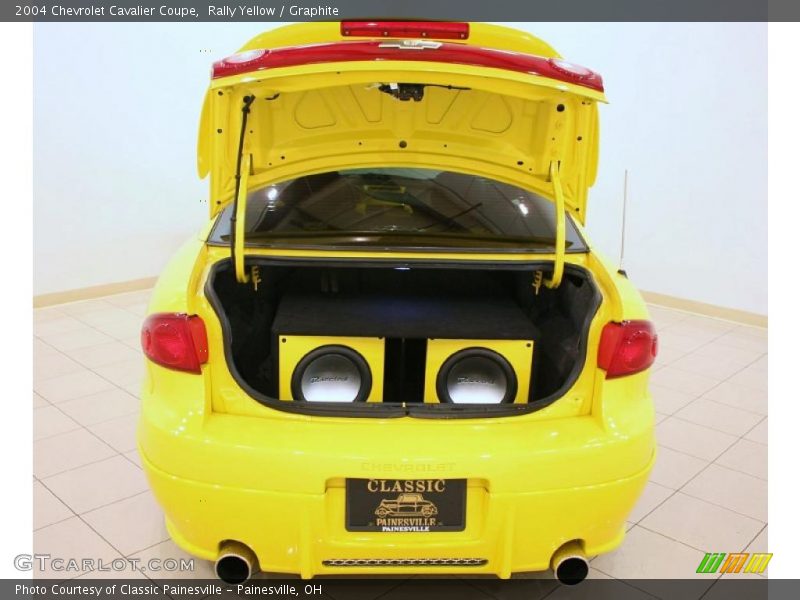 Rally Yellow / Graphite 2004 Chevrolet Cavalier Coupe