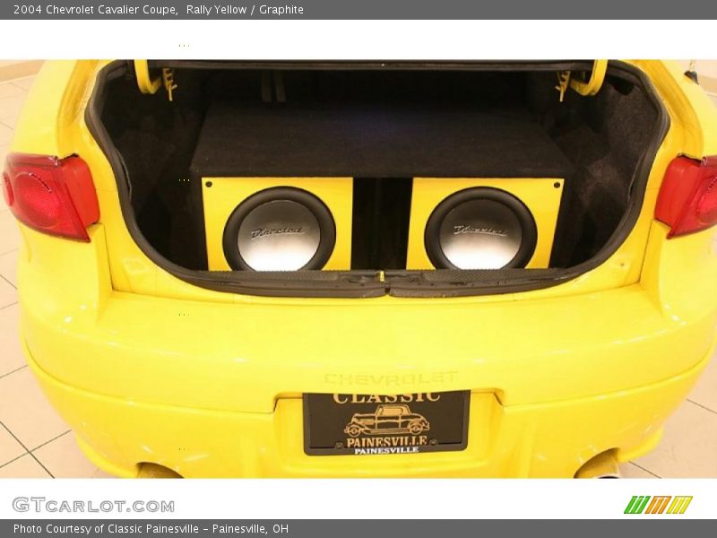 Rally Yellow / Graphite 2004 Chevrolet Cavalier Coupe