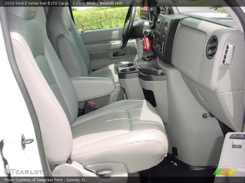 Oxford White / Medium Flint 2010 Ford E Series Van E150 Cargo