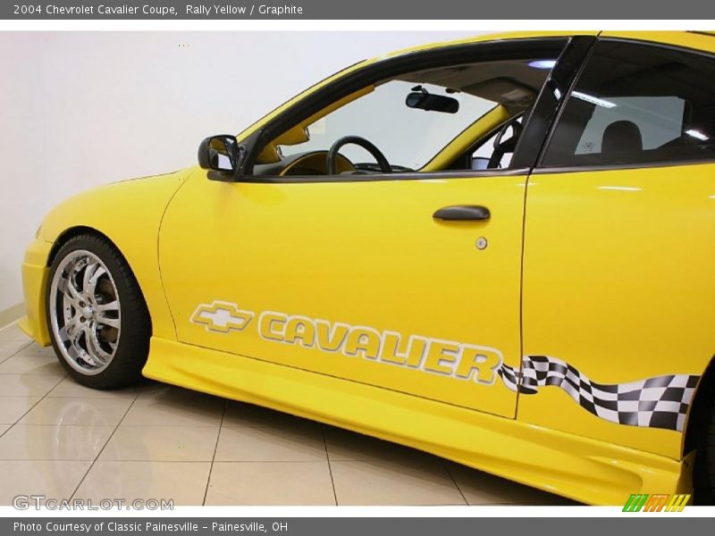 Rally Yellow / Graphite 2004 Chevrolet Cavalier Coupe