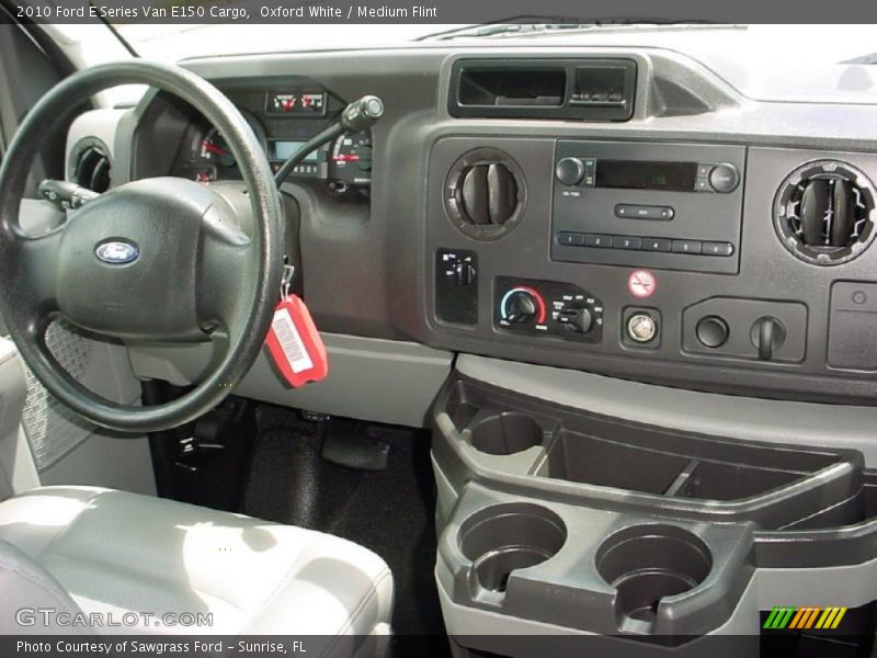 Oxford White / Medium Flint 2010 Ford E Series Van E150 Cargo