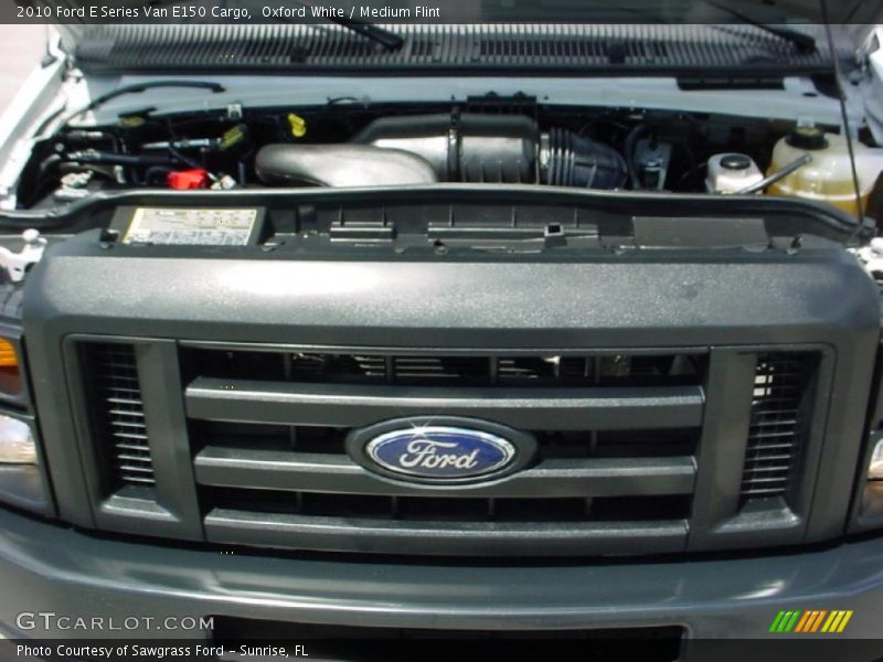 Oxford White / Medium Flint 2010 Ford E Series Van E150 Cargo