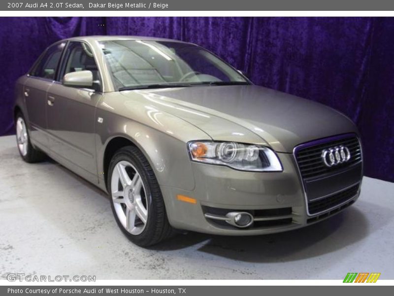 Dakar Beige Metallic / Beige 2007 Audi A4 2.0T Sedan