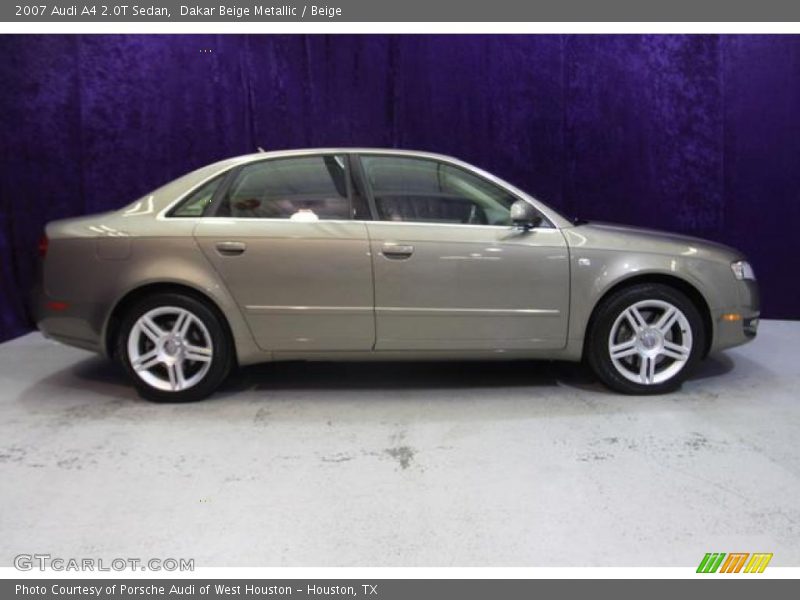 Dakar Beige Metallic / Beige 2007 Audi A4 2.0T Sedan