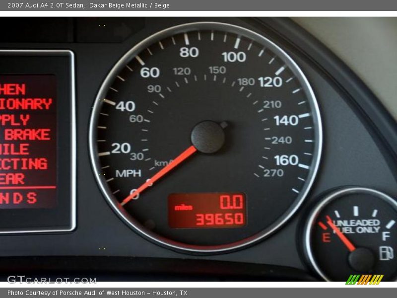 Dakar Beige Metallic / Beige 2007 Audi A4 2.0T Sedan