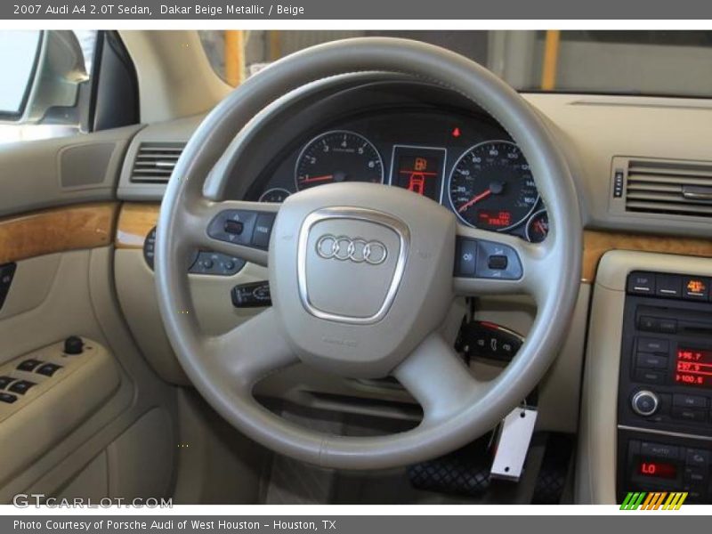 Dakar Beige Metallic / Beige 2007 Audi A4 2.0T Sedan