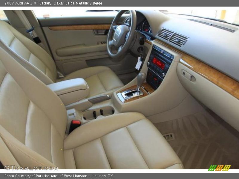 Dakar Beige Metallic / Beige 2007 Audi A4 2.0T Sedan