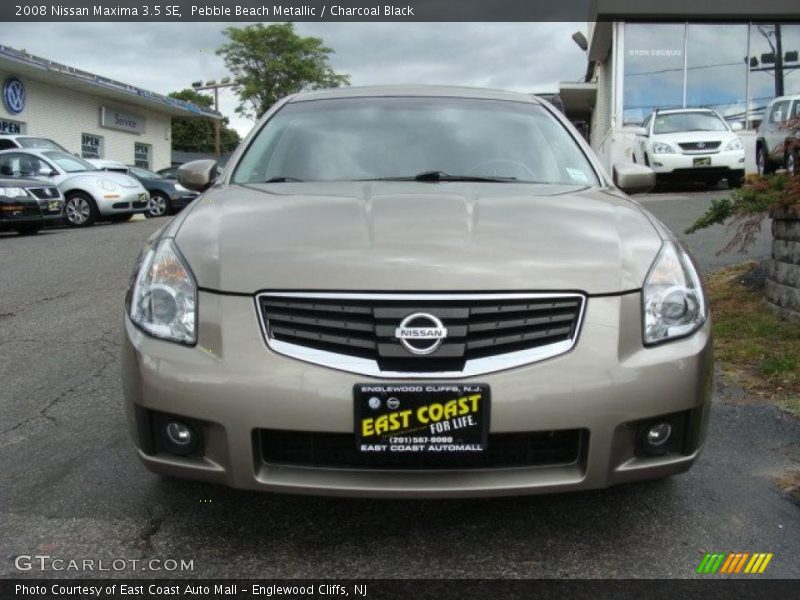 Pebble Beach Metallic / Charcoal Black 2008 Nissan Maxima 3.5 SE