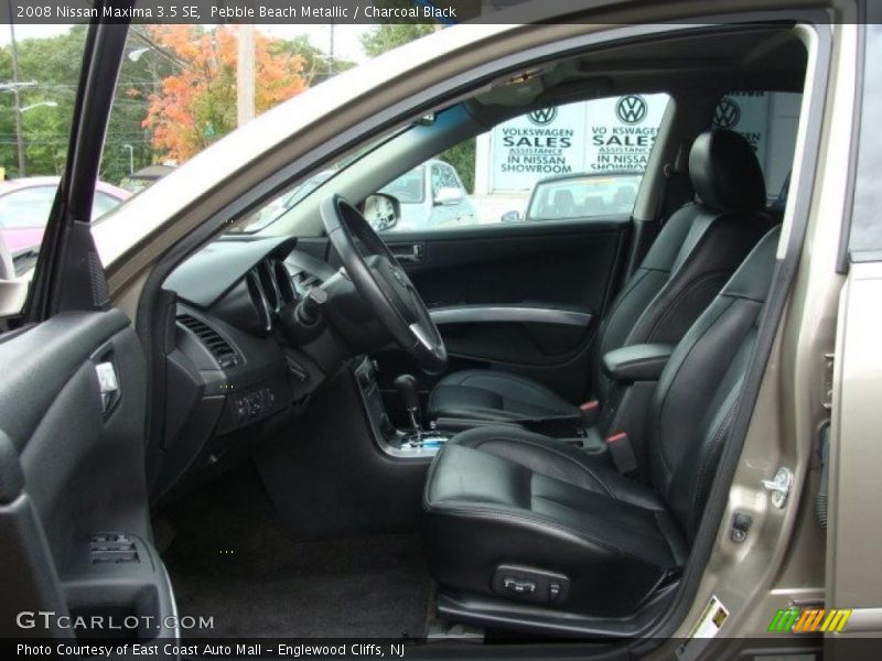 Pebble Beach Metallic / Charcoal Black 2008 Nissan Maxima 3.5 SE
