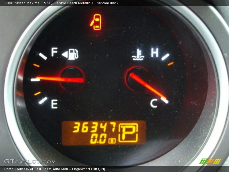 Pebble Beach Metallic / Charcoal Black 2008 Nissan Maxima 3.5 SE