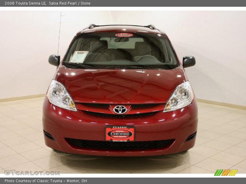 Salsa Red Pearl / Stone 2008 Toyota Sienna LE