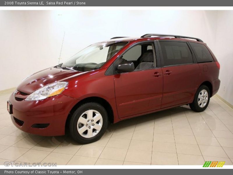Salsa Red Pearl / Stone 2008 Toyota Sienna LE