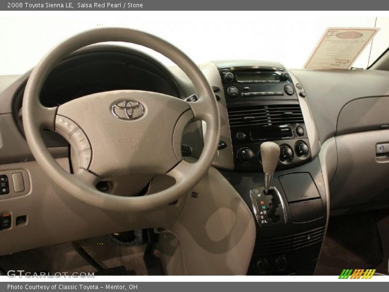 Salsa Red Pearl / Stone 2008 Toyota Sienna LE