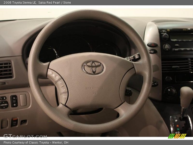 Salsa Red Pearl / Stone 2008 Toyota Sienna LE