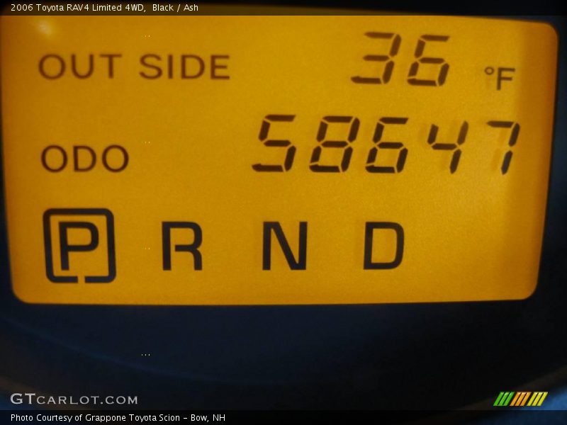 Black / Ash 2006 Toyota RAV4 Limited 4WD