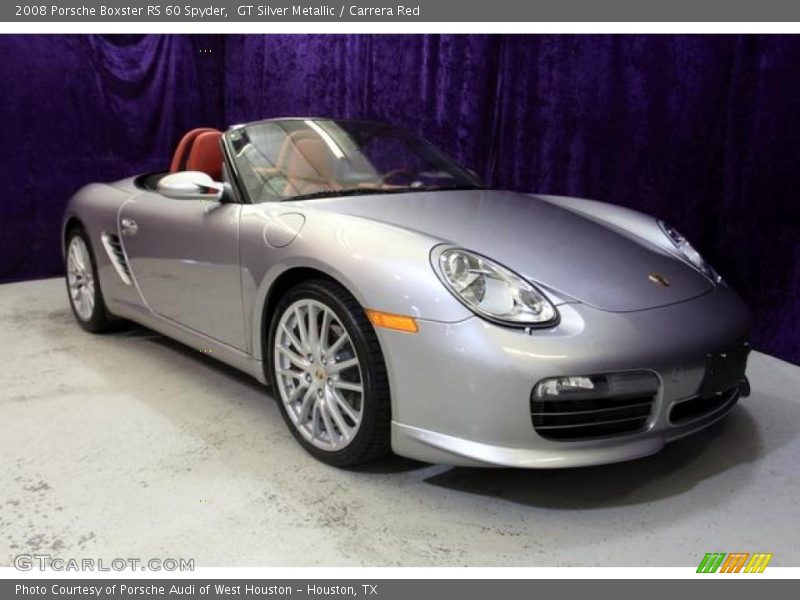 GT Silver Metallic / Carrera Red 2008 Porsche Boxster RS 60 Spyder