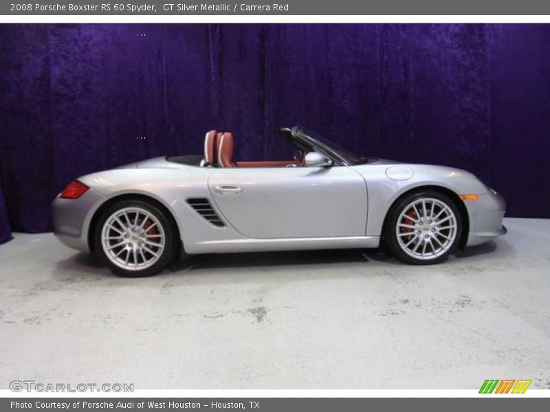 GT Silver Metallic / Carrera Red 2008 Porsche Boxster RS 60 Spyder