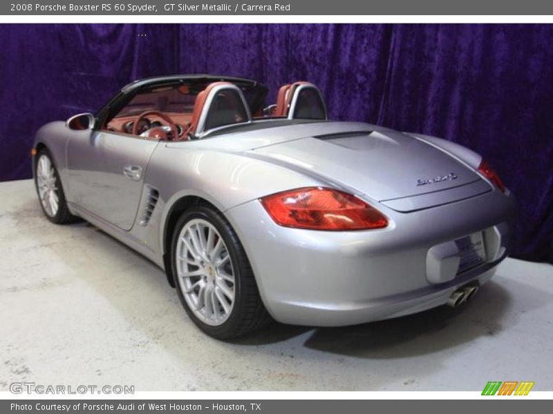 GT Silver Metallic / Carrera Red 2008 Porsche Boxster RS 60 Spyder