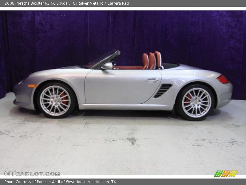 GT Silver Metallic / Carrera Red 2008 Porsche Boxster RS 60 Spyder