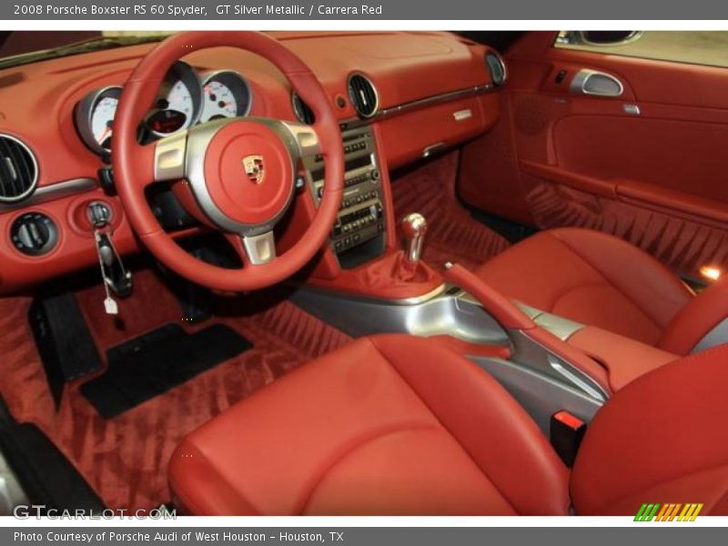 GT Silver Metallic / Carrera Red 2008 Porsche Boxster RS 60 Spyder