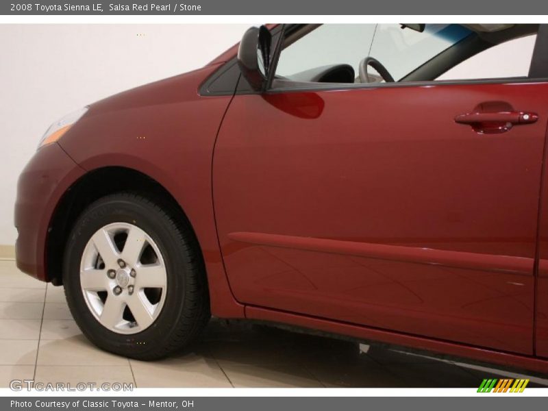 Salsa Red Pearl / Stone 2008 Toyota Sienna LE