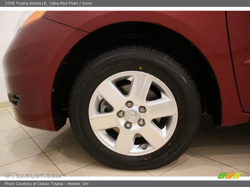 Salsa Red Pearl / Stone 2008 Toyota Sienna LE
