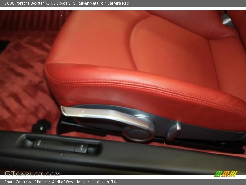 GT Silver Metallic / Carrera Red 2008 Porsche Boxster RS 60 Spyder